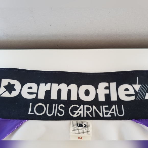 Dermoflex Louis Garneau Cycling Jacket 100% Nylon Waterproof Insulated W-Large - Picture 3 of 16